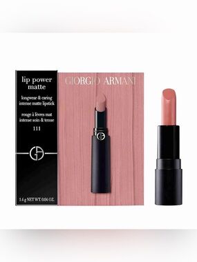 Giorgio Armani Lip Power Matte Lipstick shade 111 1.4g
